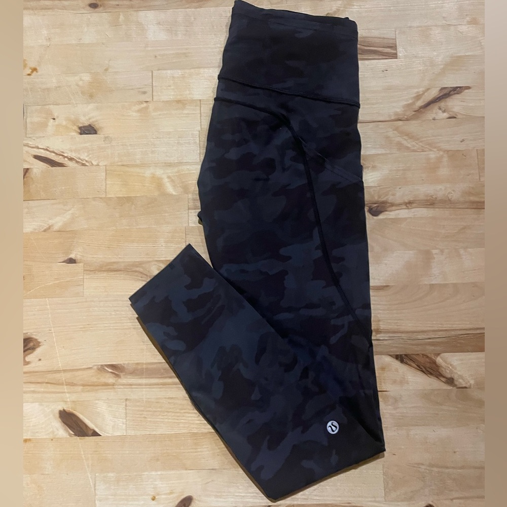 Lululemon Dark Camo Leggings